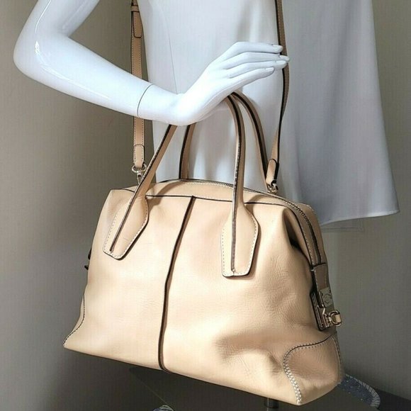 Auth Tods D Styling Bauletto Medium Leather Tote - Picture 12 of 12